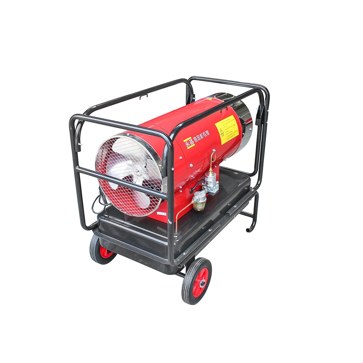 Incalzitor aer pe motorina si electric 220V, consum 3.5L/h, rezervor 45L, capacitate 1000 m�?/h